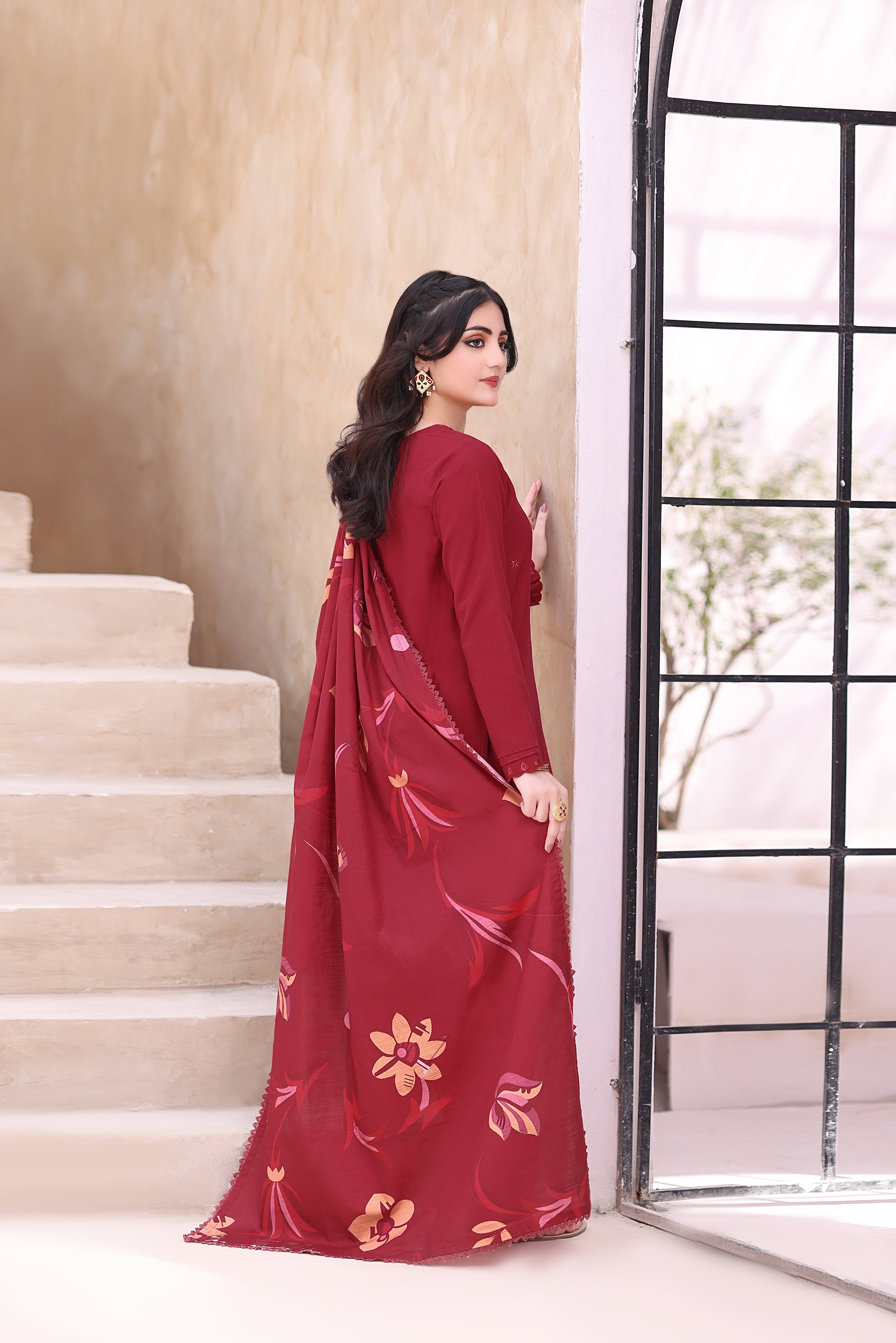 Sparkle Khaddar 3PC Dress