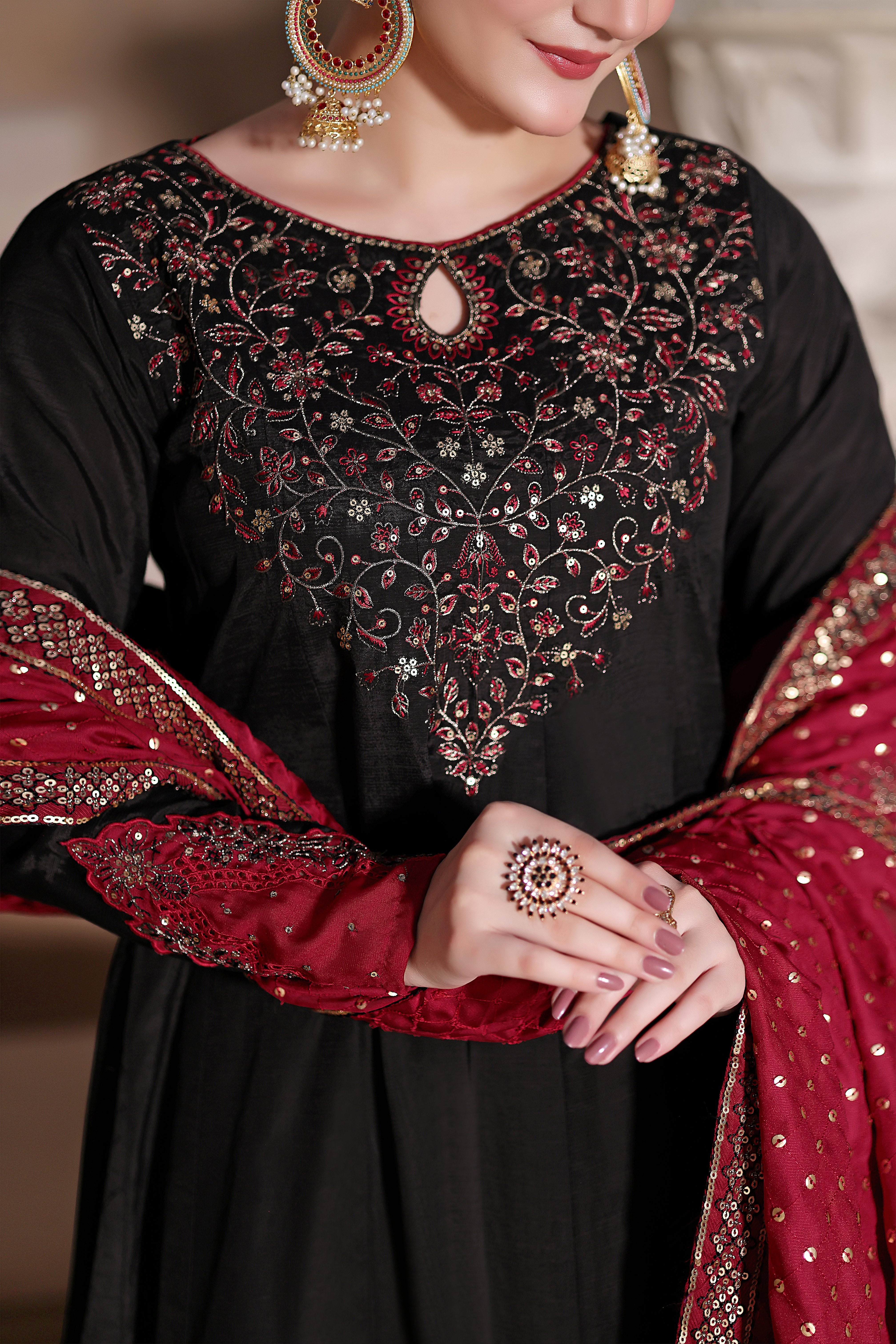 Zeenat RawSilk Formal Dress