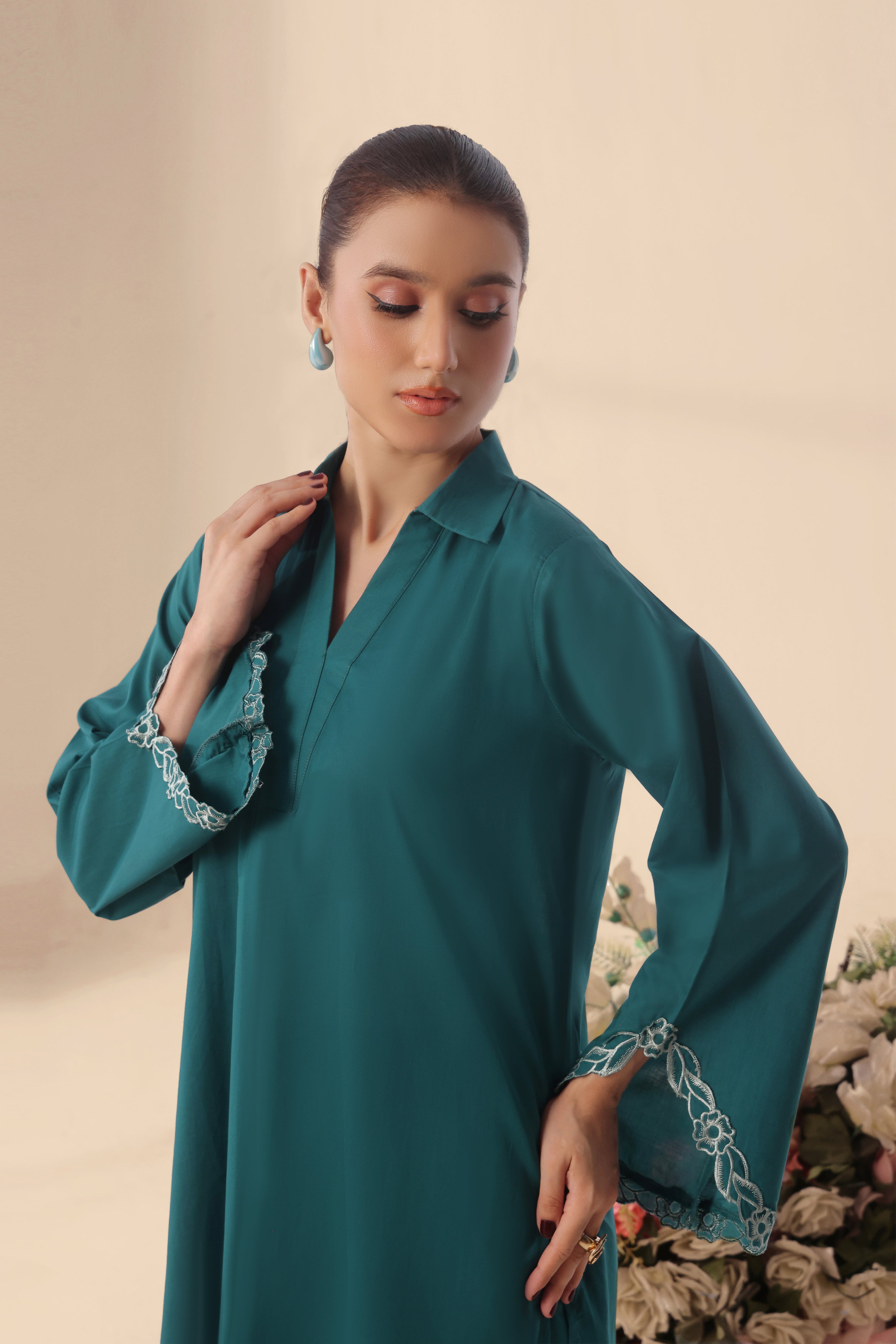 Mary Embroidered Lawn 2PC Dress