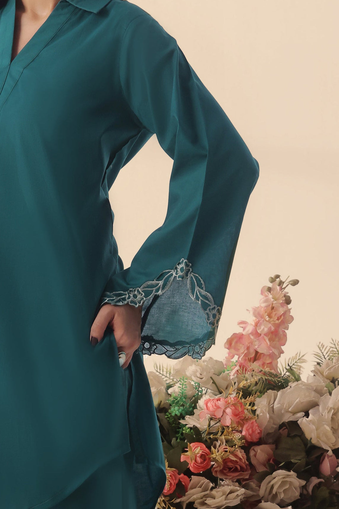 Mary Embroidered Lawn 2PC Dress