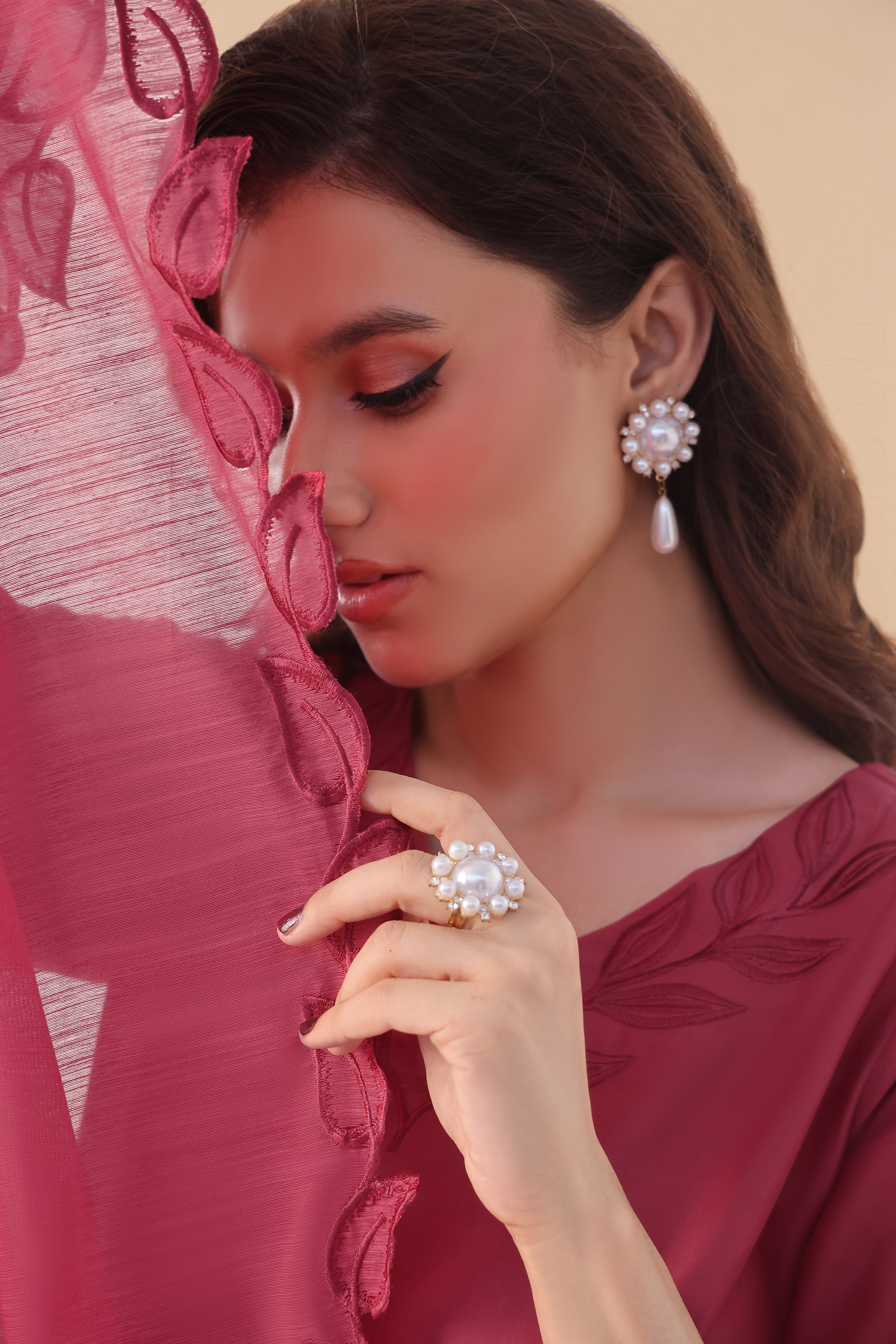 Meadow Embroidered 3PC Lawn Dress