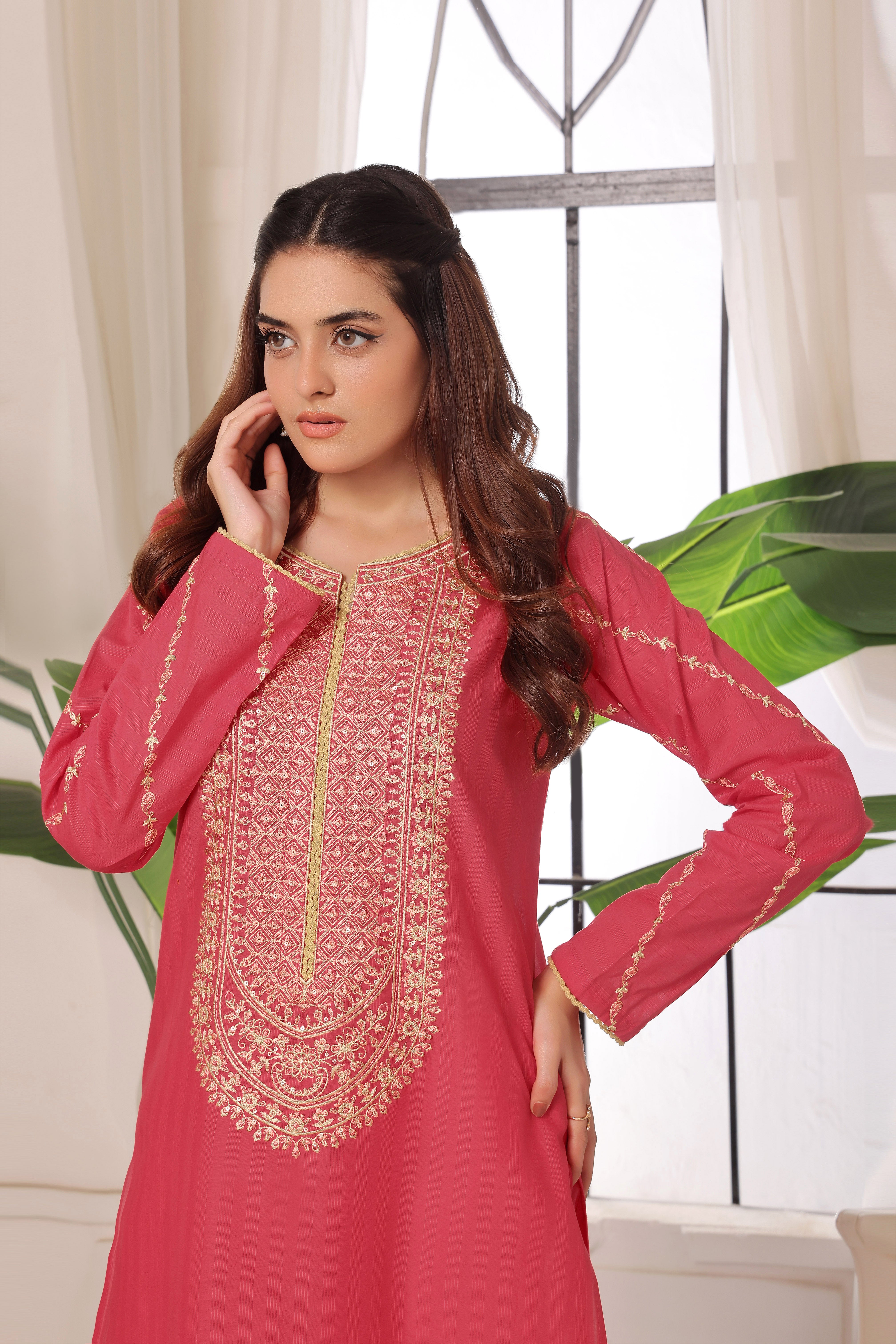 Luxeurs Affordable Embroidered Pakistani Lawn Dresses Size Chart