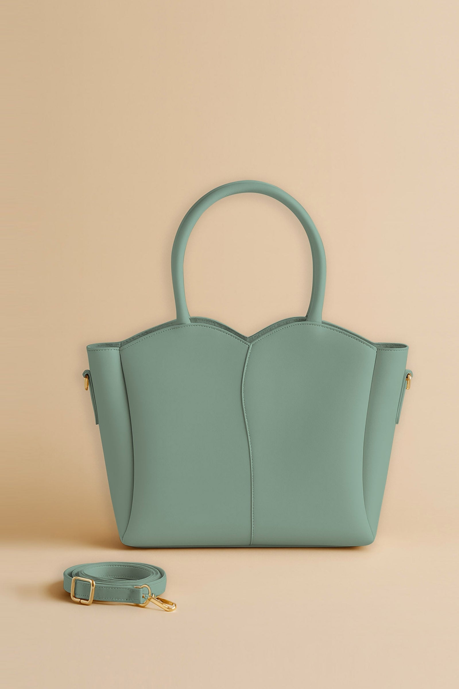 Sea Green Petal Handbag