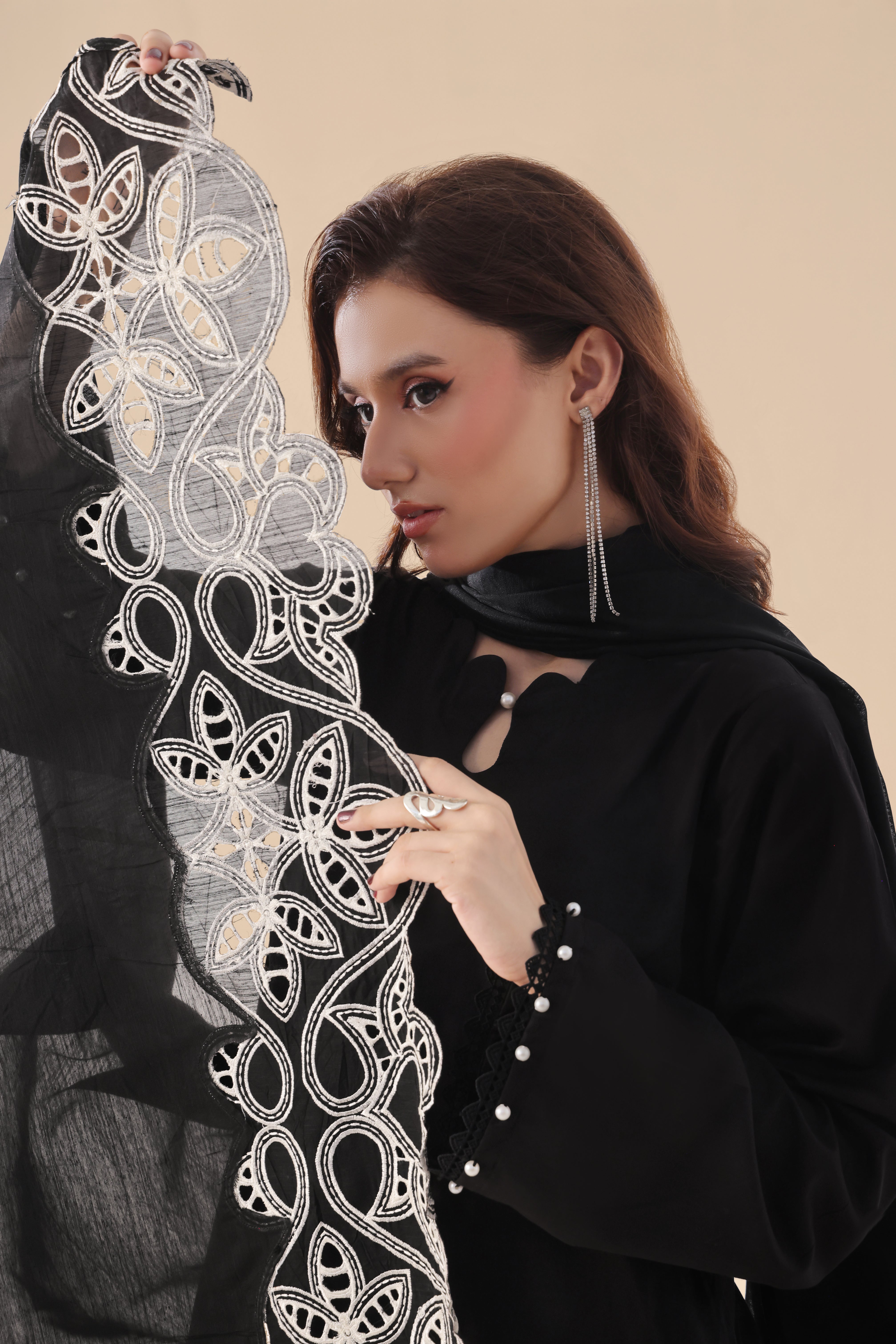 Siren Embroidered 3PC Lawn Dress