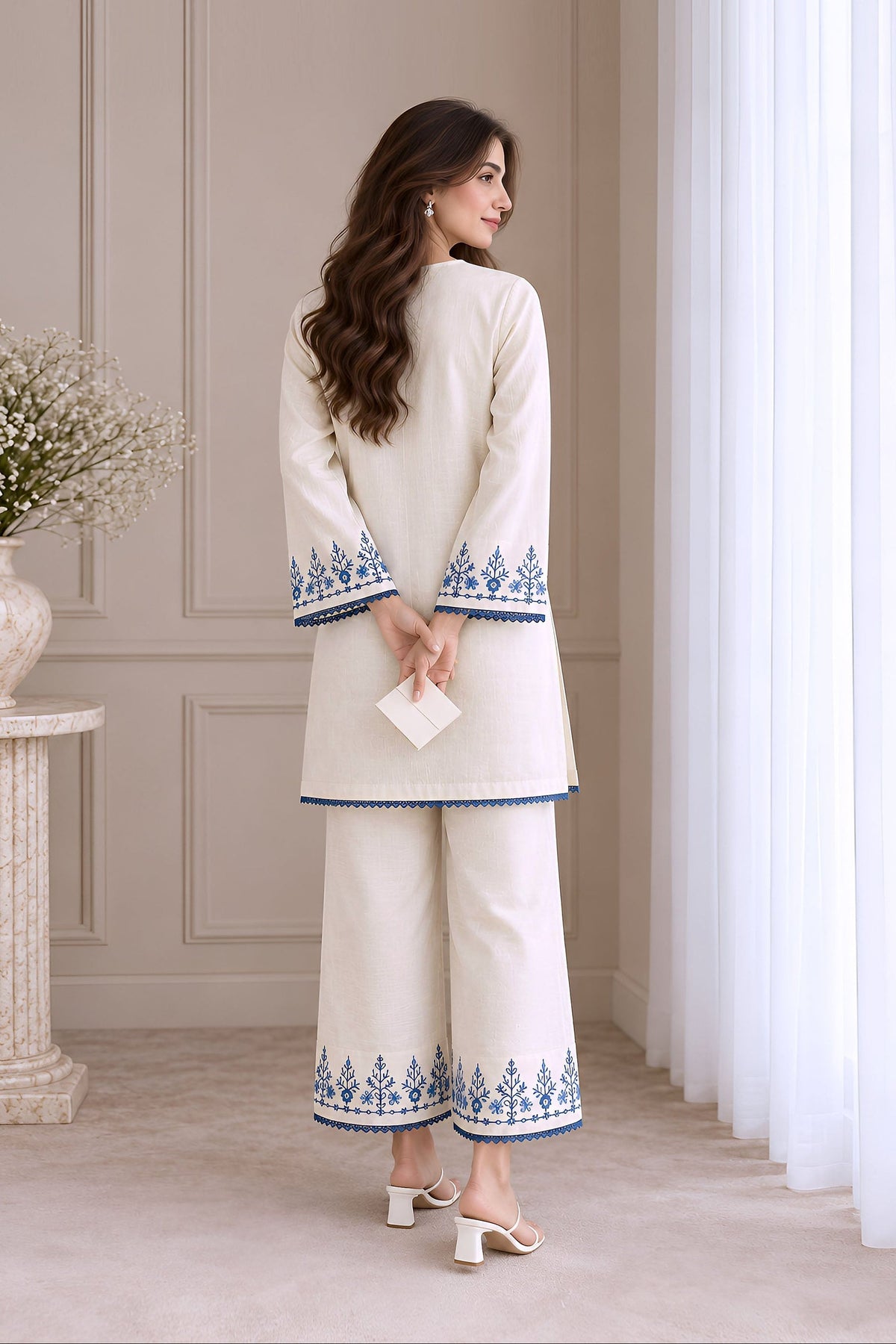 Sky Khaddar Co-ord