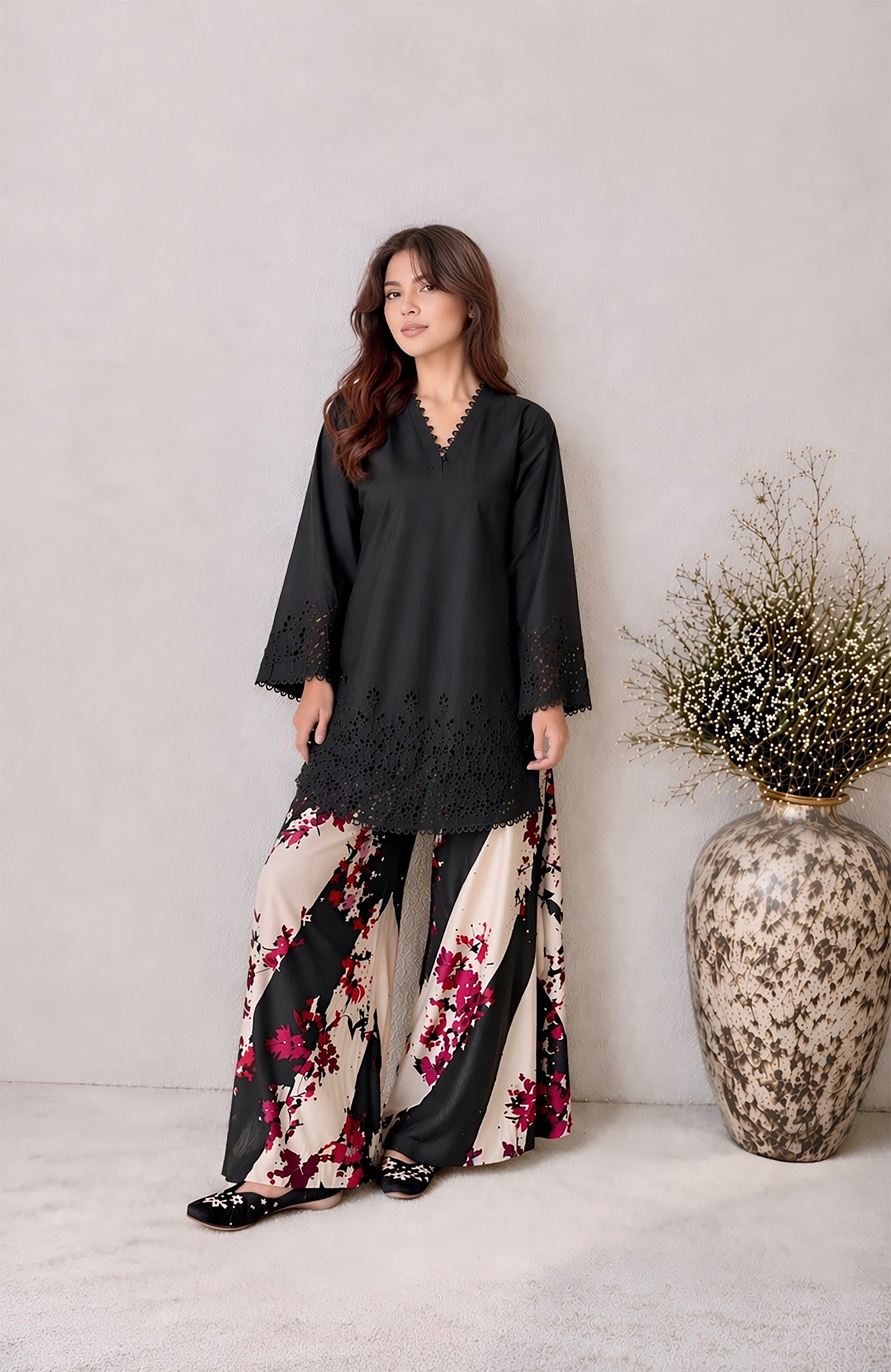 Solace Embroidered 2PC Dress