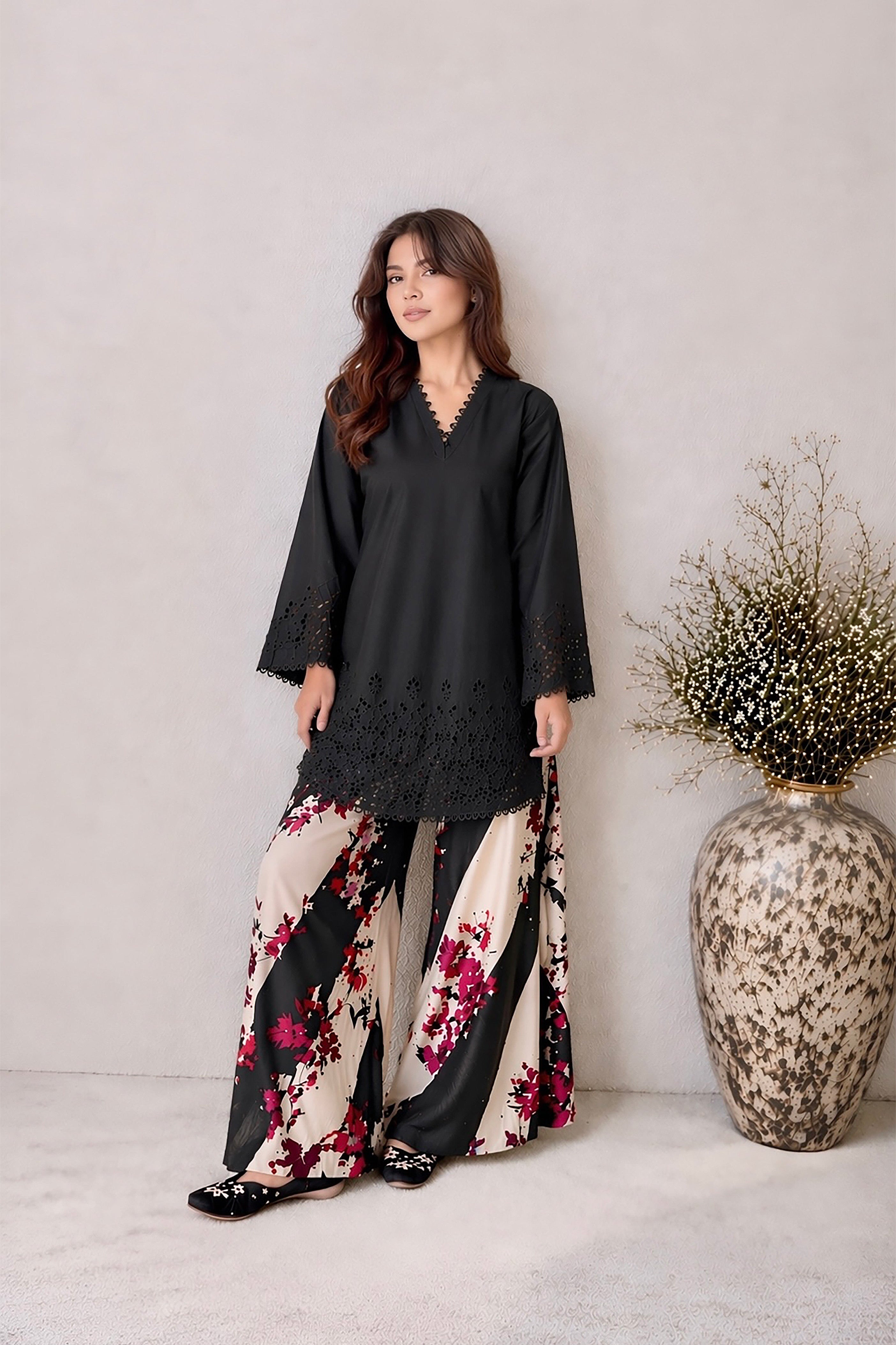 Solace Embroidered 2PC Dress