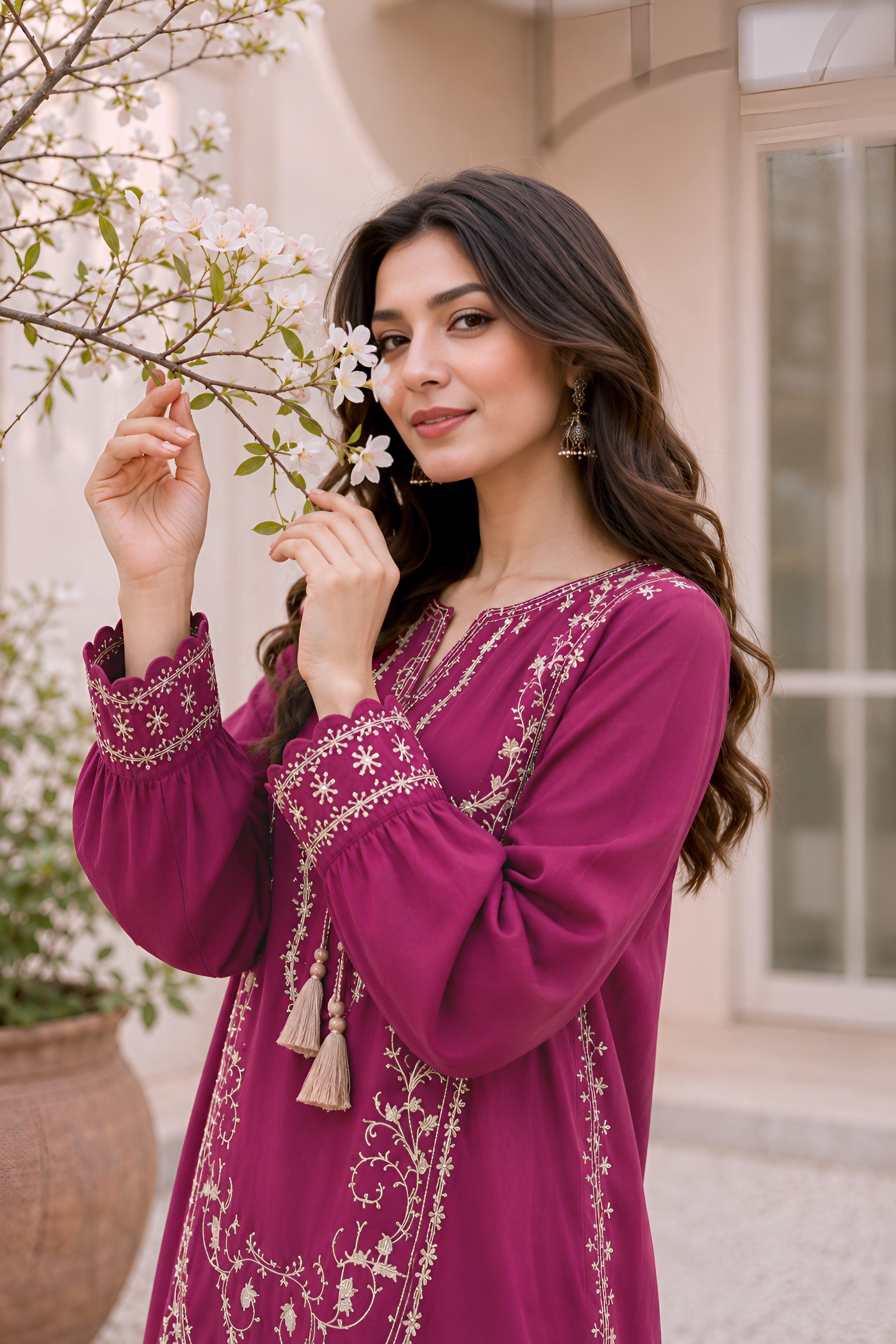 Vintage Emb. Lawn 2PC Dress