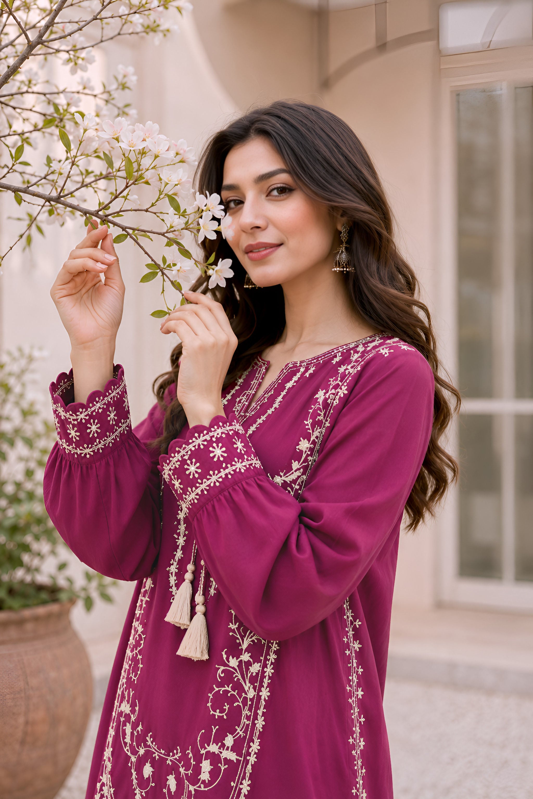 Vintage Emb. Lawn 2PC Dress
