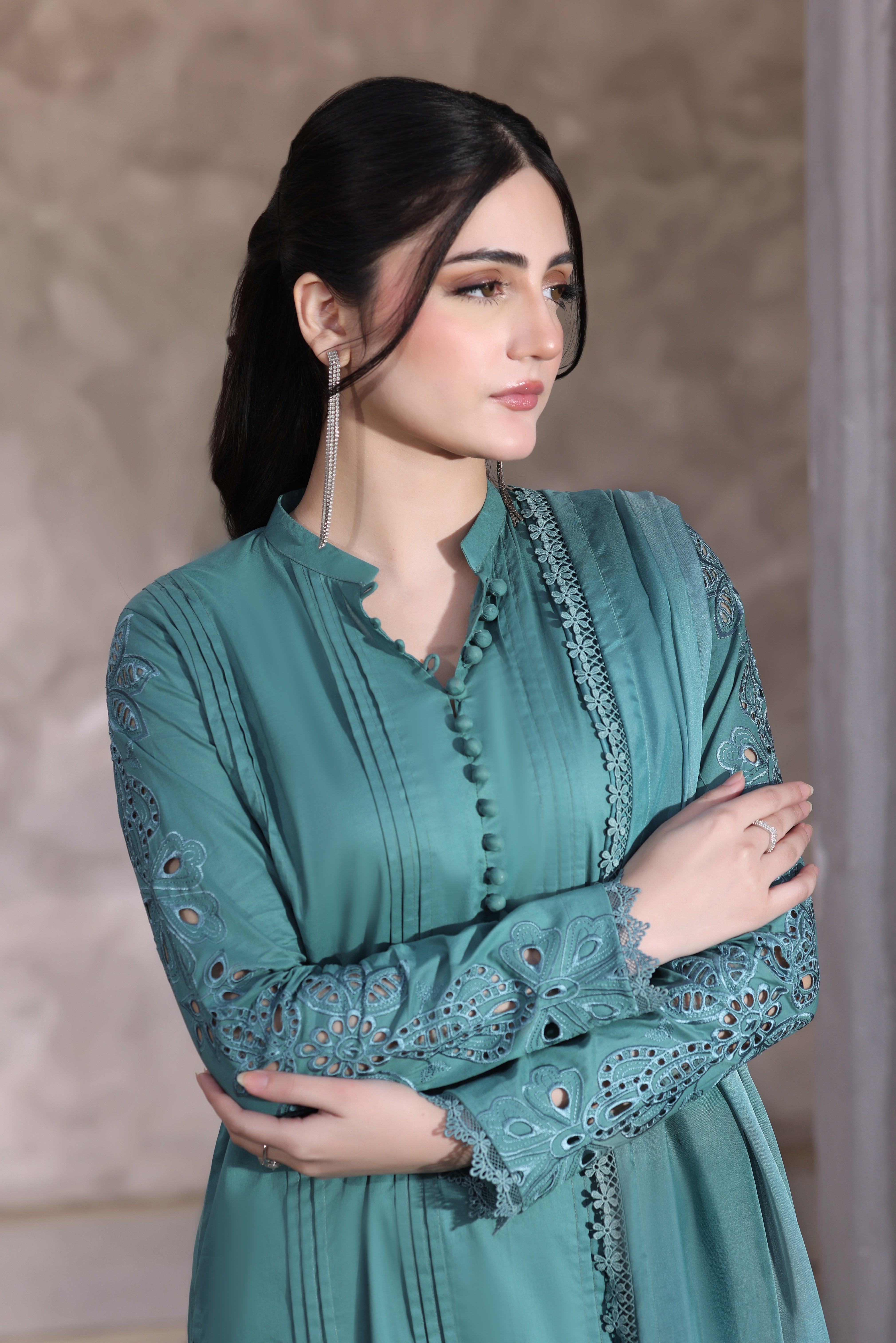 Zircon Embroidered 3PC Lawn Dress