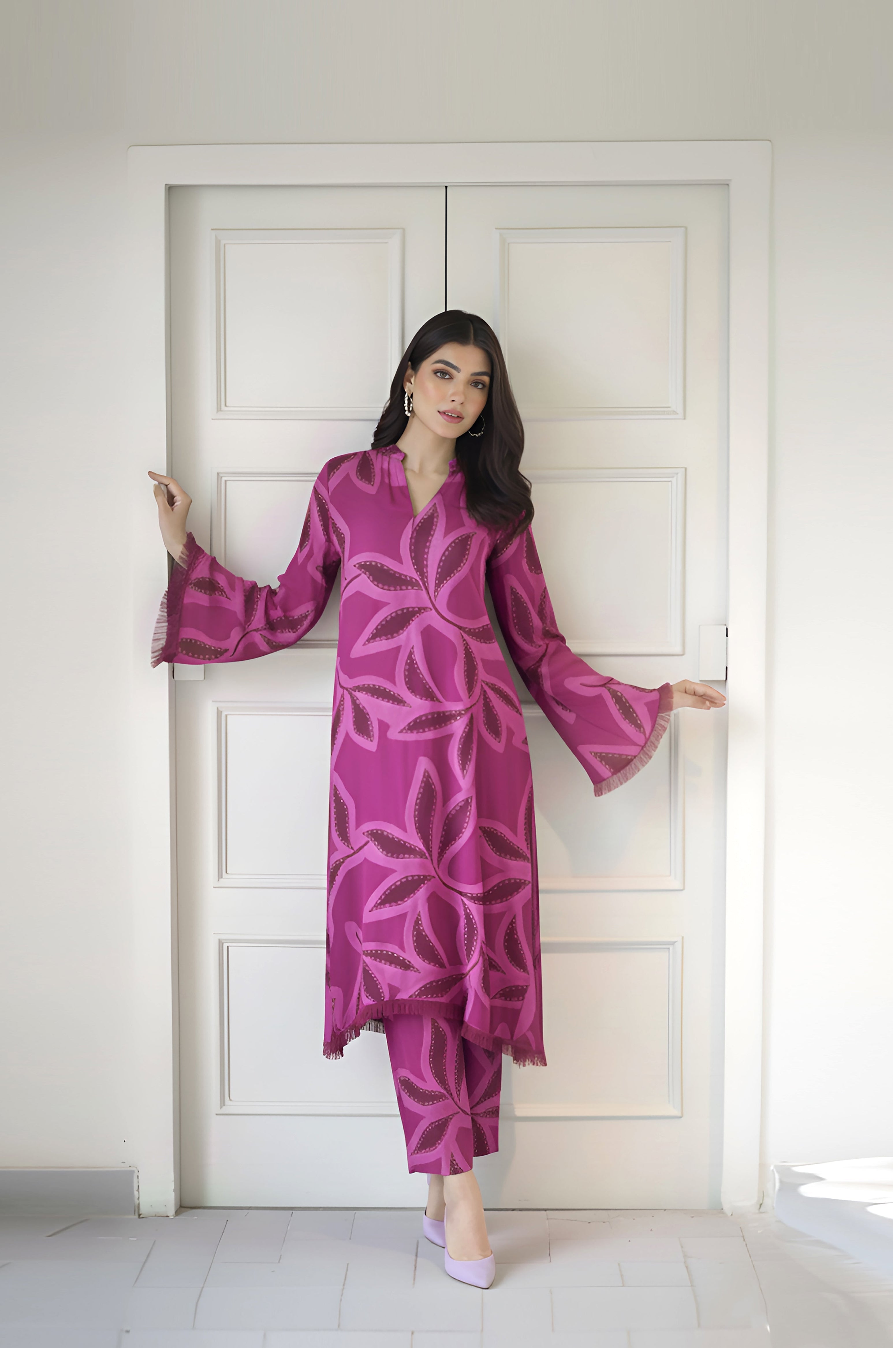 Botanical Khaddar Co-ord