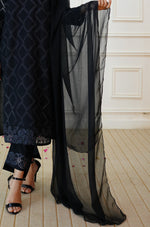 Load image into Gallery viewer, Luxeurs Embroidered Chiffon Stitched Formal Dress