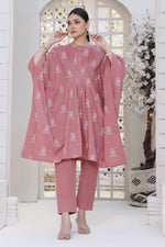 Load image into Gallery viewer, Lady Kaftaan Stitched 2 Piece Embroidered Lawn Cotton Suit