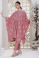 Load image into Gallery viewer, Lady Kaftaan Stitched 2 Piece Embroidered Lawn Cotton Suit