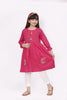 Dove Stitched 2pc Embroidered Kids Suit