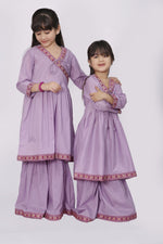 Load image into Gallery viewer, Traditional-Mist Stitched 2 Piece Embroidered Suit For Kids
