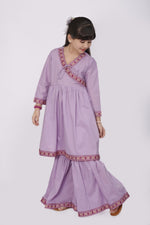 Load image into Gallery viewer, Traditional-Mist Stitched 2 Piece Embroidered Suit For Kids
