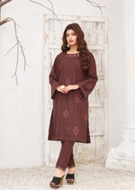 Load image into Gallery viewer, Fudge Stitched 2 Piece Embroidered Cotton Suit
