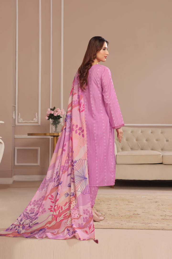 Meraki Embroidered 3PC Lawn Dress