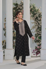 Load image into Gallery viewer, Belle Khaddar Embroidered 2PC Dress
