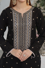 Load image into Gallery viewer, Belle Khaddar Embroidered 2PC Dress
