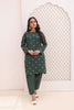 Evergreen Embroidered Lawn Stitched Dress