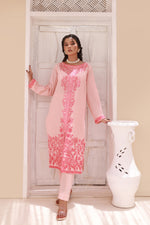 Load image into Gallery viewer, Luxeurs Embroidered Pretwear Designer Lawn Dress
