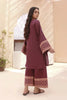 Midnight Mauve Emb. Lawn Stitched Dress