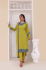 Load image into Gallery viewer, Luxeurs Embroidered Pretwear Designer Lawn Dress
