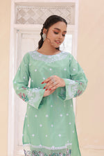 Load image into Gallery viewer, Luxeurs Embroidered Pretwear Designer Lawn Dress
