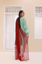 Load image into Gallery viewer, Luxeurs Embroidered Pretwear Designer Lawn Dress
