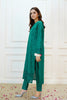 Green Schiffli Lawn 2PC Dress