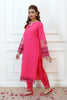 Electric Pink 2PC Embroidered Lawn Dress