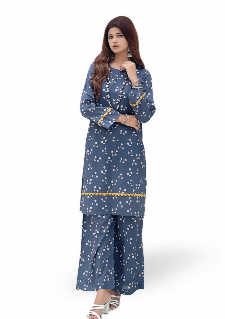Floret Stitched 2pc Dress