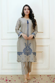 ワンピース Pakistani elegant embroidered Lawn a Baroque - Eid Lawn Collection 2025 – Blossoms by Azz