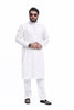Mens' White Cotton Kurta Pajama