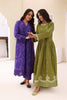 Spring Olive Embroidered Lawn Stitched 2PC Dress