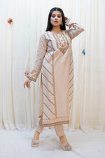 Load image into Gallery viewer, Luxeurs Lawn CottonStitched Embroidered Dress
