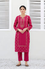 Load image into Gallery viewer, Sangria Khaddar 2pc Dress
