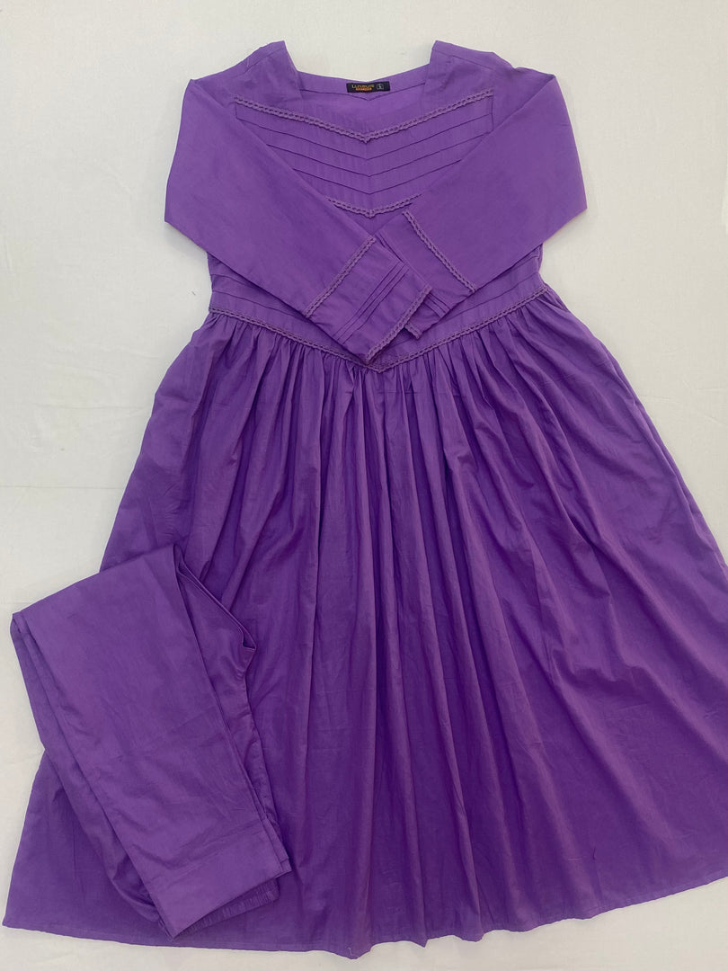 Hyacinth Stitched Frock 2PC Dress
