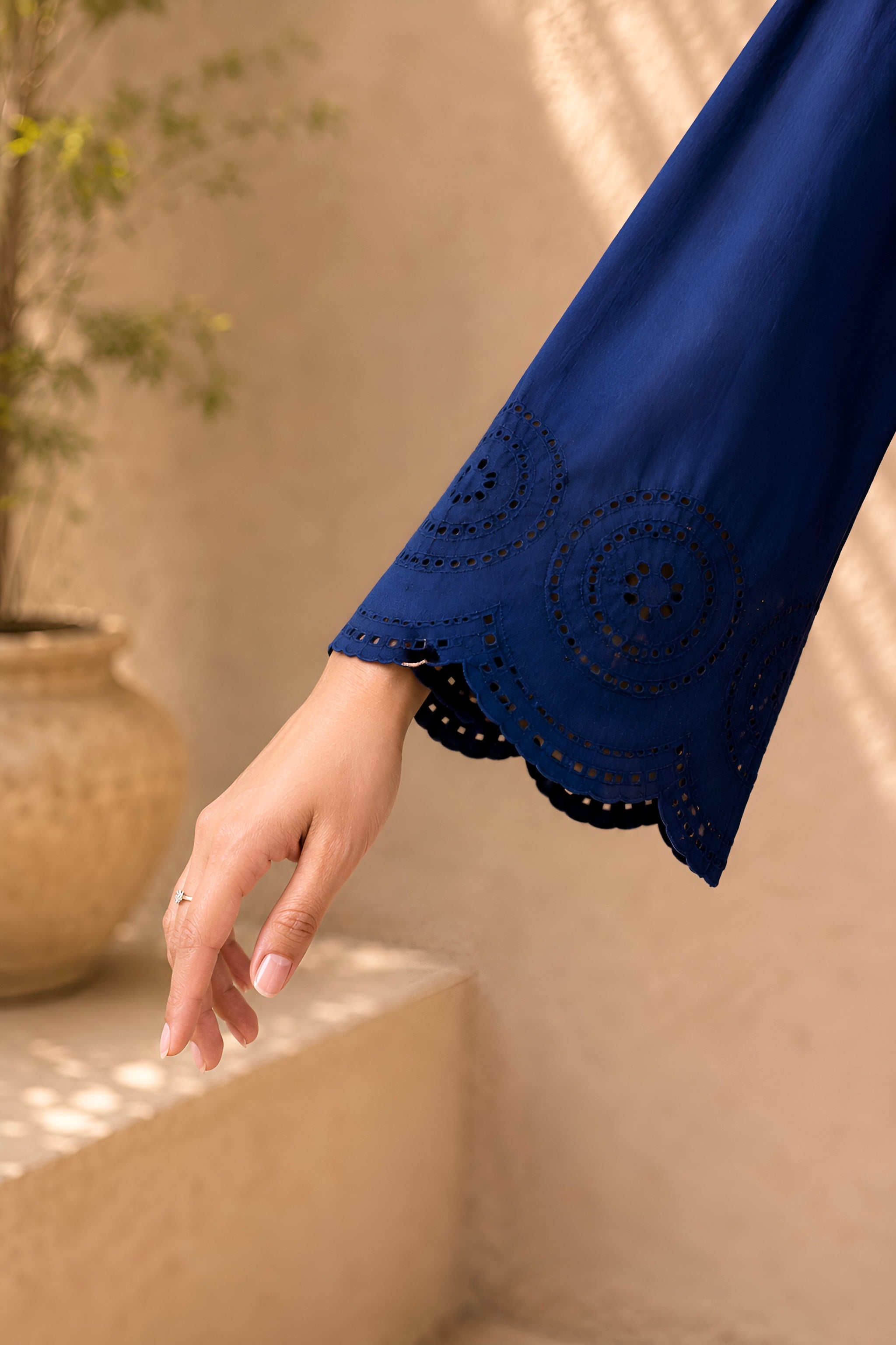 Pansy Embroidered 2PC Dress