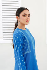 Load image into Gallery viewer, Snow Flakes Khaddar 2pc Dress
