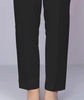 Black Basic Straight Pants - Cambric