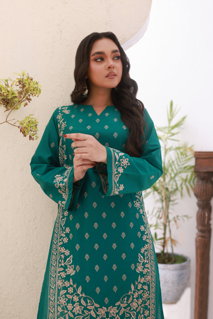 Luxeurs Embroidered Pakistani Ready to Wear Lawn Dress