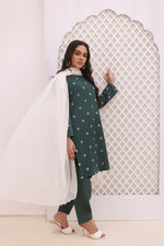 Load image into Gallery viewer, Luxeurs Embroidered Pakistani Ready to Wear Lawn Dress
