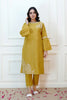 Amber Gold 2PC Embroidered Lawn Dress