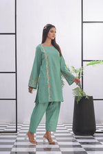 Load image into Gallery viewer, Rogue Khaddar Embroidered 2PC Dress
