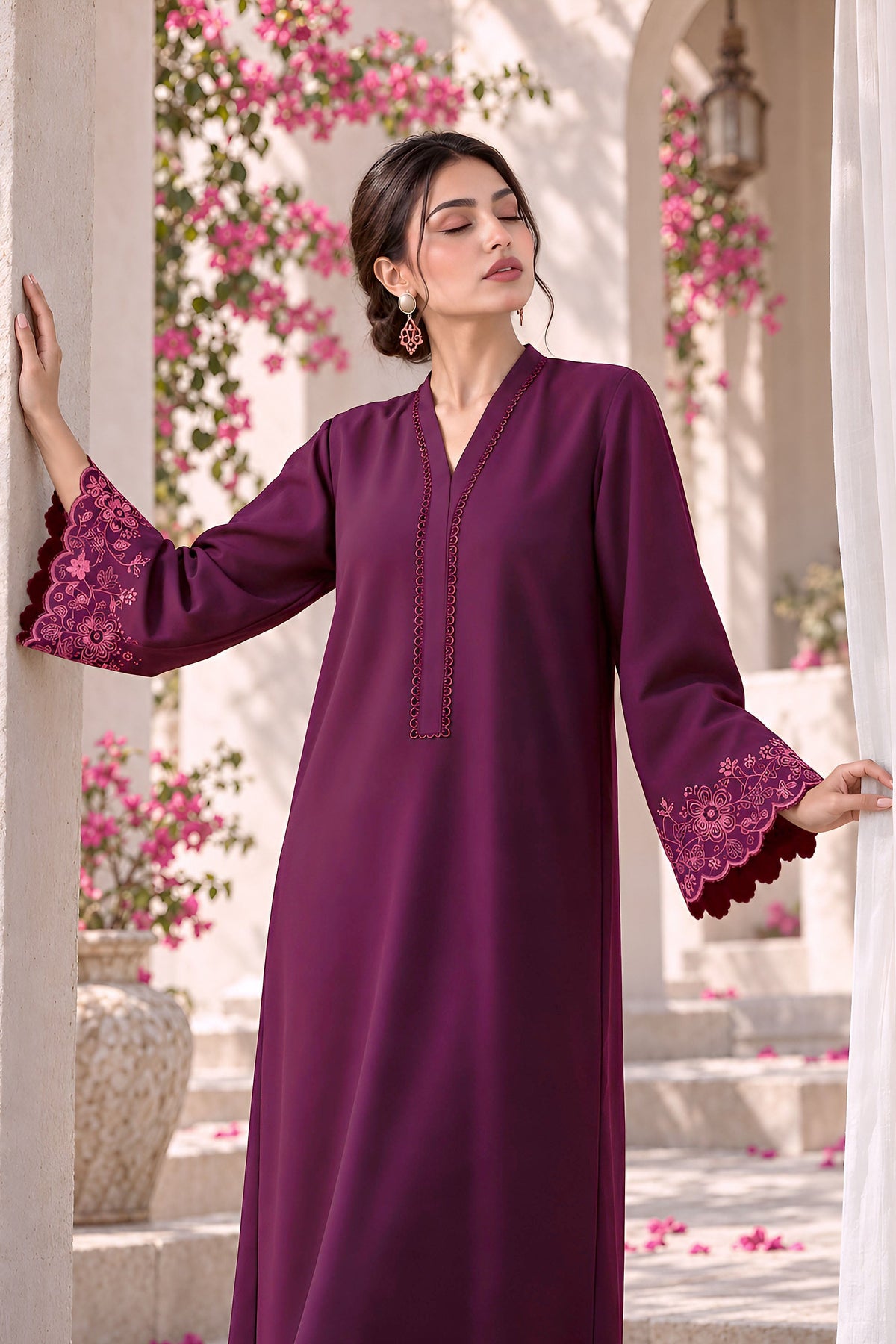 Berry Khaddar Co-ord