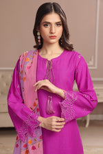 Load image into Gallery viewer, Dahlia Embroidered 3PC Lawn Dress
