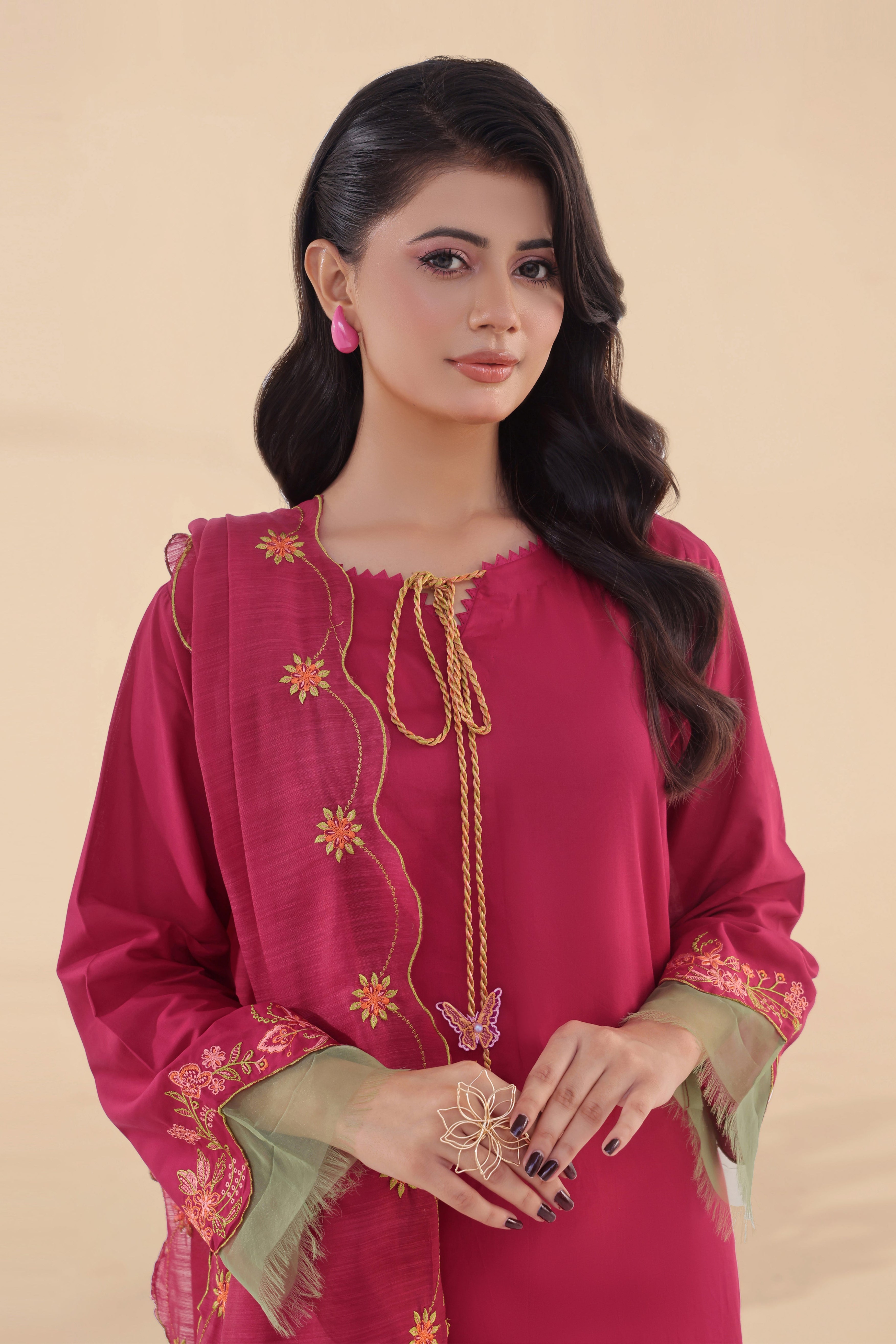 Desire Embroidered 3PC Lawn Dress